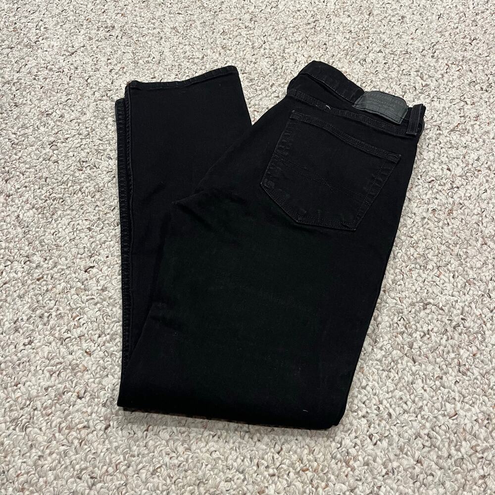 Levi Strauss Signature Slim Fit Mens Jeans Black 32x30 Normcore Grunge Casual